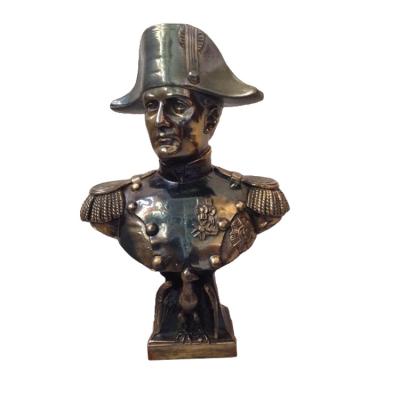 China Europe Modern Art Home Decor Metal Figure Life Size Sculpture Napoleon Casting Bronze Statue for sale