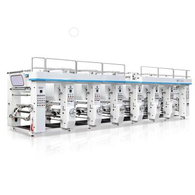 China Building Material Shops Computerized General Automatic High Speed Rotogravure Printing Machine 6 Color for sale