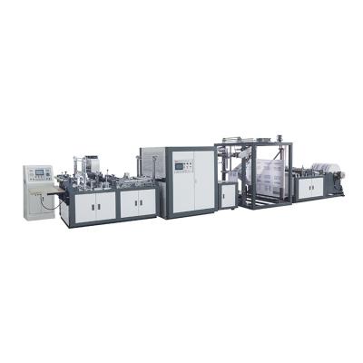 China Supermarket Non Woven Bag Making Machine Price Carry Bag High Speed pp Shopping Bag Printing Stores Pump for sale