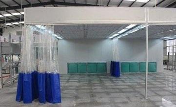 China Advanced Spray Prep Stations Paint Prep Booth 6900 × 3900 × 2700 Mm For Vehicle Paint Preparation for sale