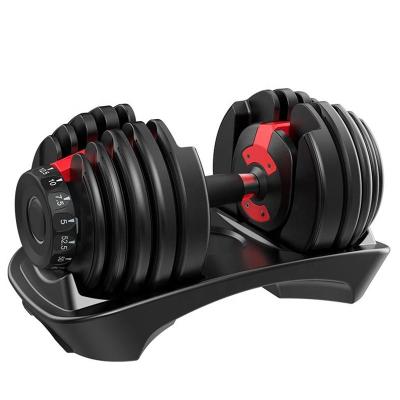 China Barbell Training Chinese Suppliers 52.5LB 2.5lb Safety Increments Flexible Dumbbells With Base for sale