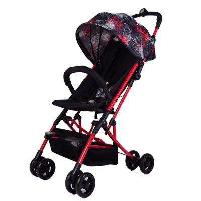 China Classic Baby Stroller Pram China 3D Canvas Manufacturer Folding Compact Carrier Luxury Baby Stroller for sale