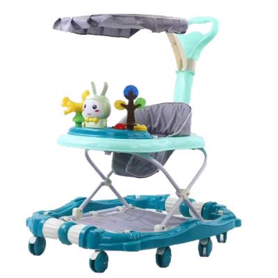 China Stainless Steel 4-in-1 Baby Walker Adjustable and Foldable Baby Walkers for Boys and Girls for sale
