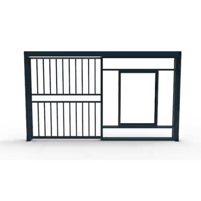 China Economic Fence Custom Design Outdoor Iron Railings Latest Contemporary Gate for sale