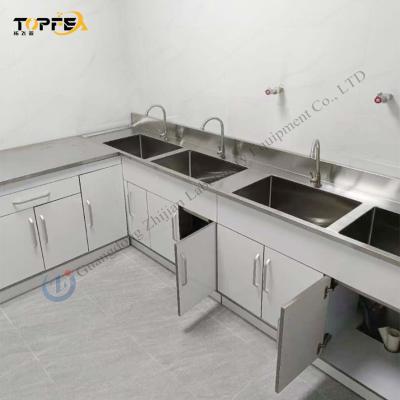 China Banco de laboratório de aço inoxidável anti-ferrugem e fácil de limpar para aplicações personalizadas à venda