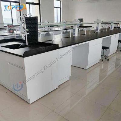 China Banco de laboratório de aço-madeira de aço para laboratórios modernos e funcionais à venda