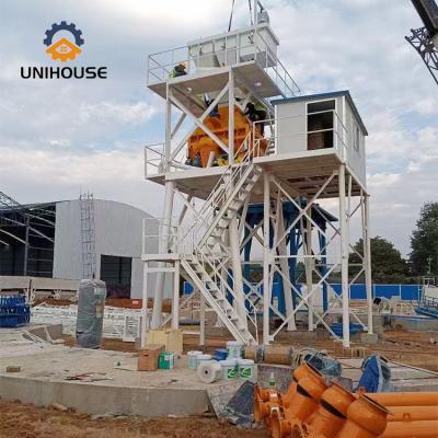 China Building material shops good quality ready mixed concrete mixing plant hzs180 hzs180 prepared concrete belt plant for sale
