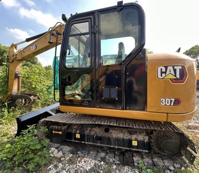 Chine CAT307E Excavateurs CAT utilisés 0,33 m3 Seau hauteur 7240 mm à vendre