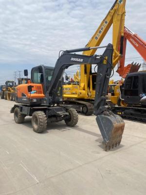 China Second Hand Doosan DX60 Wheel Excavator 42.5kW Engine Rated Power for sale