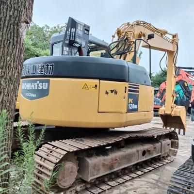 Chine Utilisé Komatsu PC128US Excavateur à rampe d'occasion et et de grande taille pour la construction à vendre