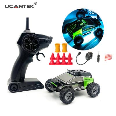 China Hobby UCANTEK M02 1/32 2.4GHz mini RC RC Racing Toys Car Monster Truck 20KM/H High Speed Remote Control Car for sale