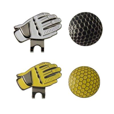 China 2021 Zinc Alloy Popular Zinc Alloy Material Golf Ball Marker Cap Clip Custom For Golf Accessories Equipment for sale