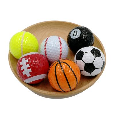 China Inner: Synthetic Rubber Outer: Synthetic Resin Golf Balls Promotional Gifts Set With Sporting Goods Custom for sale