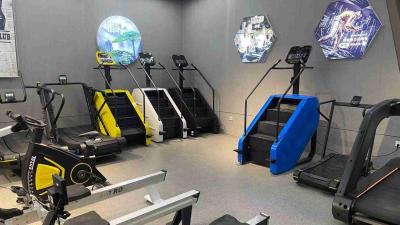 China Stainless Fitness Electric Powered Climber Stairmaster Stepmill Climbing for sale