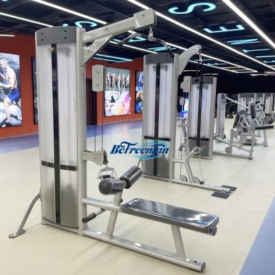 China 1950*870*2145mm Steel Pin Loaded Gym Lat Pull Down and Seated Row Machine for Strength Training in Gym Heavy-Duty Design for sale