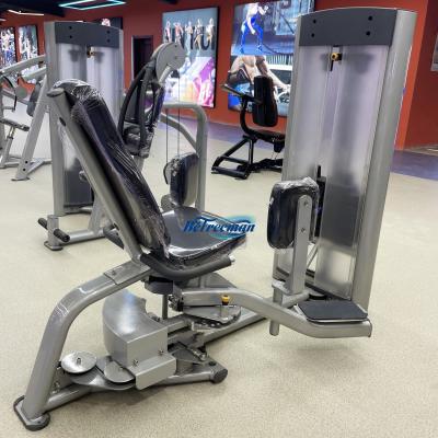 China 3mm Steel Tube Seated Abductor Machine Indoor Dual Function Pin Loaded For Gym for sale