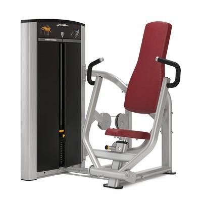 China Steel Seated Chest Press Machine Pin Loaded Gym Equipment For Strength Training for sale