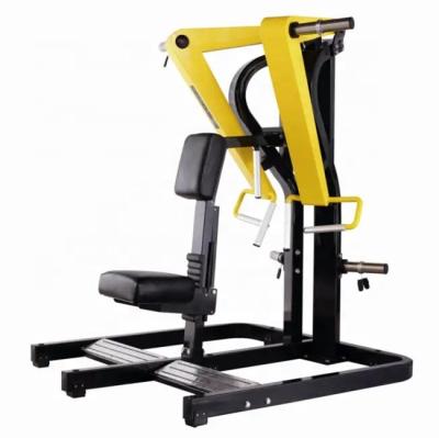 China Back Extension Plate Loaded Lat Pulldown Machine For Gym Chest Shoulder Exercise for sale