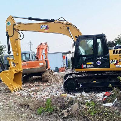 China Excavadora Caterpillar 315D de 15 toneladas usadas Excavadoras de segunda mano de mediano rendimiento en venta