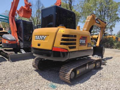 China 5T 36kw Used Sany Excavators Mini Backhoe Construction Excavator Sany Sy55c for sale