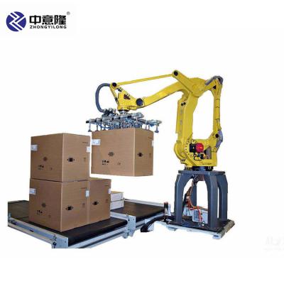 China China Automatic Pallet Lifter Robot High Speed Robotic Gripper For Sardine Glass Bottles Into Carton Palletizer for sale