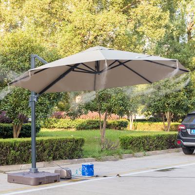 China New Market Chinese Designed Superior Luxury Double Parasol Beach Patio Outdoor Roman Garden Umbrella for sale