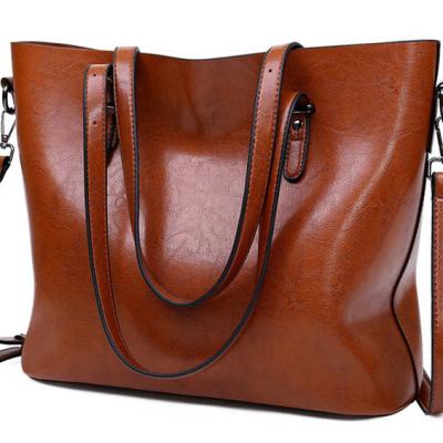 China New Style Women Backpack Fashion Large-capacity PU Leather Tote Handbag Single-shoulder Waterproof Single Bag for sale