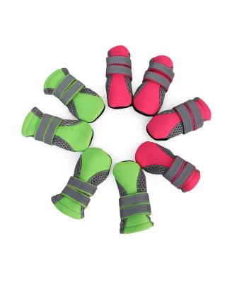 China Viable Reflective Breathable Mesh Pet Cat Unique Dog Boots Dog Shoes for sale