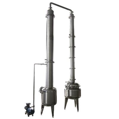 中国 エタノールの支払能力がある実験室スケールの蒸留塔SS316L 2.5KW 販売のため