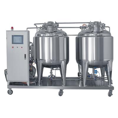 中国 単層の酪農場処理の機械類CIPきれいな設置されているタンク 販売のため