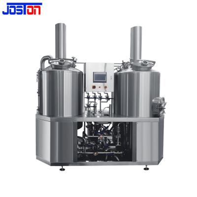 China sistema de la sacarificación del equipo de la elaboración de la cerveza del hogar 1000l con la calefacción eléctrica automática del Plc en venta