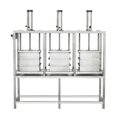 中国 チーズ工場のためのフル オートマチックの空気の正方形のタイプ300kg/Hのチーズ・プレス 販売のため
