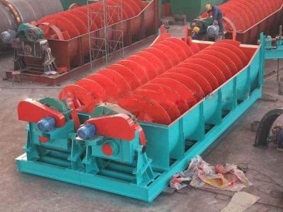 China Único e do parafuso tipo dobro do classificador espiral de lavagem mineral do Weir alto à venda