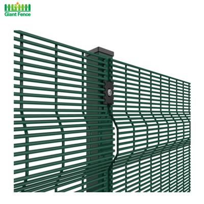 China Easily Assembled South Africa Anti Climb Galvanized Steel Wire Prison Mesh 358 Security Fence for sale