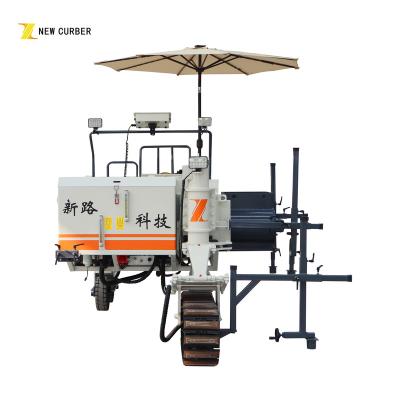 China Construction works Shape Paver Concrete Paver Full Automatic Leveling Concrete Mechanical Slipform Paver Machine for Highway and Bridge Guardrail for sale