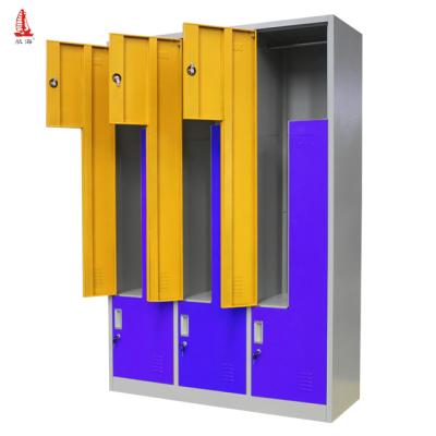 China Latest School Design Wardrobe With Double Doors Gym Lockers Multiple Color Options Free Combo Lockers for sale