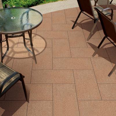China Anti-pollution 2022 New Paving Stone red floor tile Rough Surface Tiles 300x600 for garden antislip full body for sale