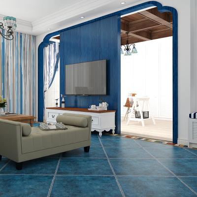 China MEDITERRANEAN SEA floor tile 600X600 rustic tile non slip Angle of tile porcelain floor tile for living room floor for sale