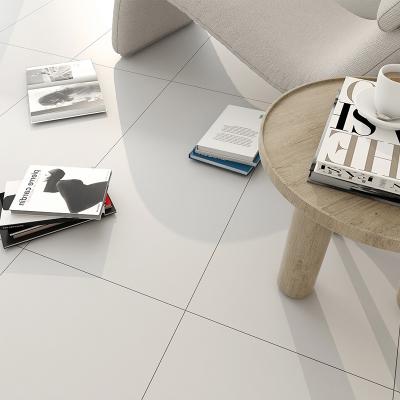 China Luxury bathroom floor tile and wall tile for hotel good quality super white porcelain tile matte nonslip for sale