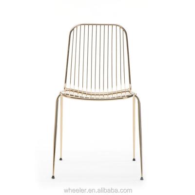 China Modern Environment Friendly Contemporary Style Comfort Metal Wire Leisure Chair for sale