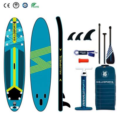 China Hallosports 085 Unisex Light Weight Touring Big Sup Inflatable Stand Up Paddleboard Racing Sup Board For Women for sale