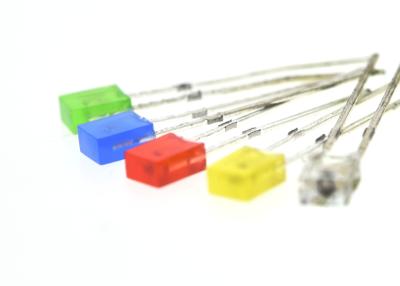 China 2×3×4 Millimeter oder 2×5×7mm Quadrat rechteckig ohne Flansch-Art rote Dioden-Lichter der Lampen-LED, Signalindikator zu verkaufen