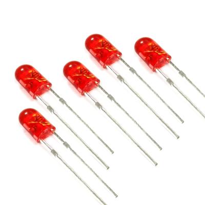 China 3.9×3.0*6.3mm elliptische Weitwinkelultra rote LED, Linsen-Farbe ist rotes transparentes und Farbe auszustrahlen ist veränderbar zu verkaufen