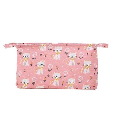 China Hot Selling Folding Design Office Underwear Bangs Sundries Cosmetics Storage Box Cloth Storage Box Student Storage Bag Large for sale