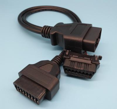 Китай Мужчина OBD2 OBDII к женщине Фиат OBD2 и OBD2 женскому кабелю Splitter y продается