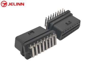 Китай 16 разъем-розетка Pin J1962 OBD2 OBDII с прямоугольными штырями 90 градусов продается