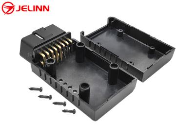 中国 OBD2 囲み OBD 2 プラスチック製のケース 90度右角ピンコネクタとスクリュー 販売のため