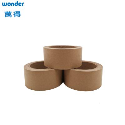 China Degradable Brown Custom Printed Kraft Paper Tape Roll Box Sealing for sale