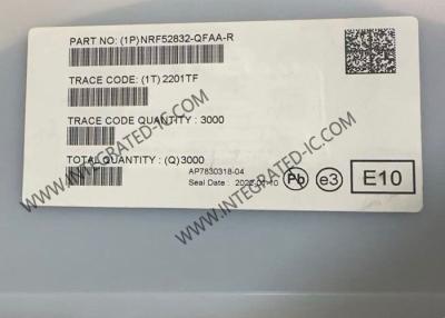 China BT IC NRF52832-QFAA Smart 2.4GHz Multiprotocol RF System On Chip 48-VFQFN Package for sale