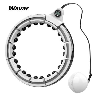 China Smart Hoola Exercise 360 Degree Massage Calorie LED Display Disc Anti Fall Weight Loss Length Smart Hoola Adjustable Circles for sale